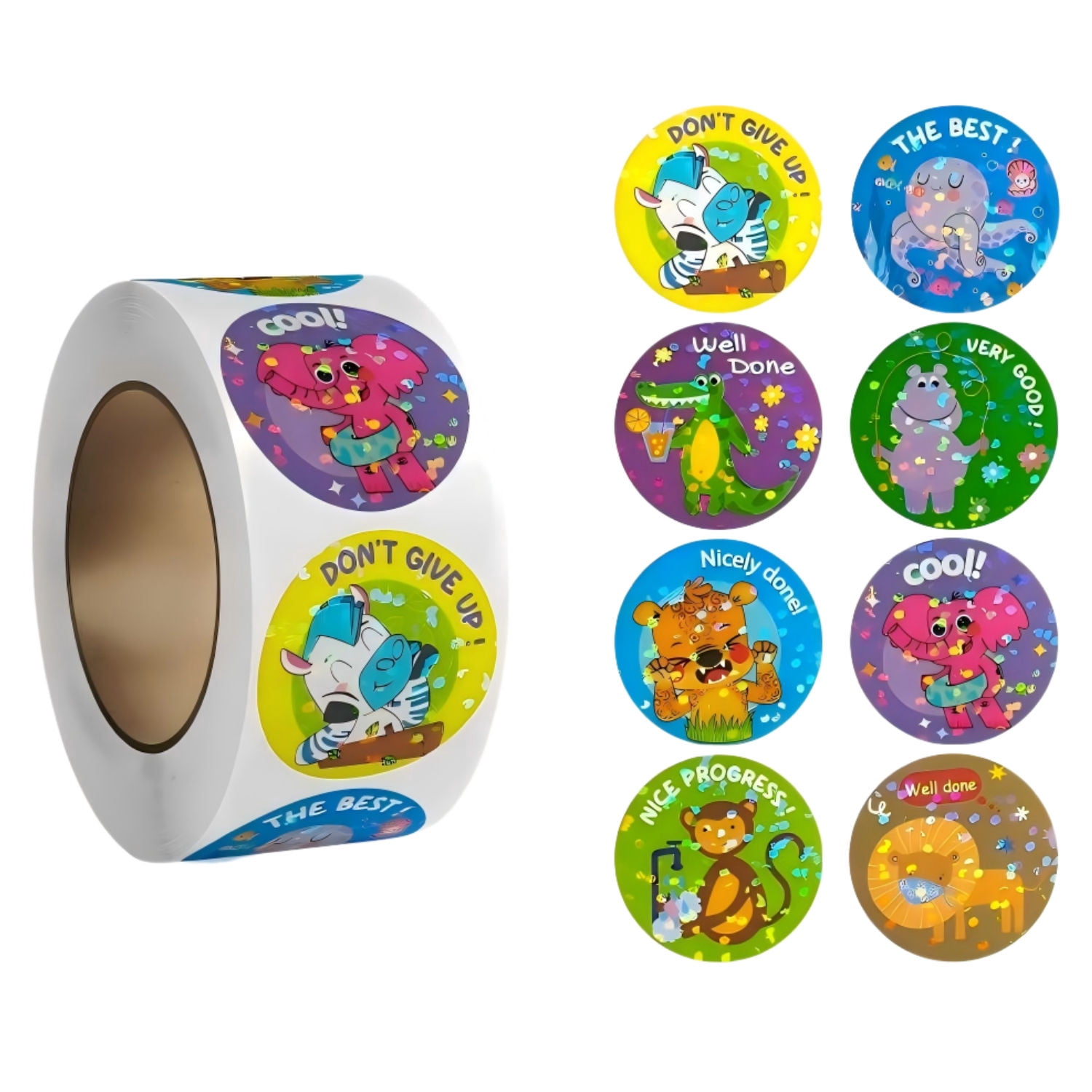 1000Pcs Reward Stickers for Kids,Multi-Design Small Motivational ...
