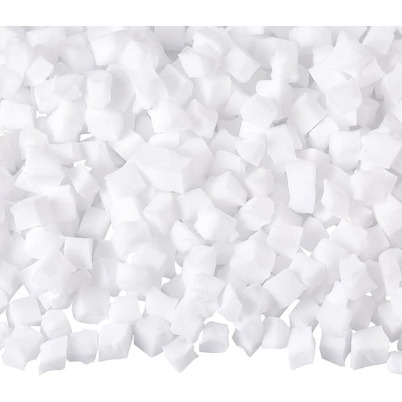 1000Pcs Small Craft Foam Balls Cube for DIY Wedding Holiday Crafts Making Gift Box Filler White 11~12x11~15x11~13mm 0.5 set for diy
