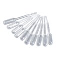 1000Pcs Transparent Pipettes, 0.2Ml Plastic Transfer Pipettes