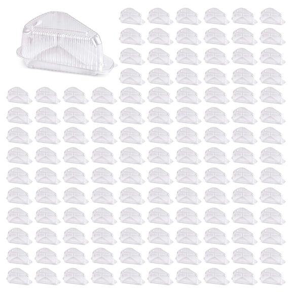 1000Pcs Triangle Cheesecake Boxes  Cake Box Triangle Pie Holders Cake Boxes for Bakery Party Wedding