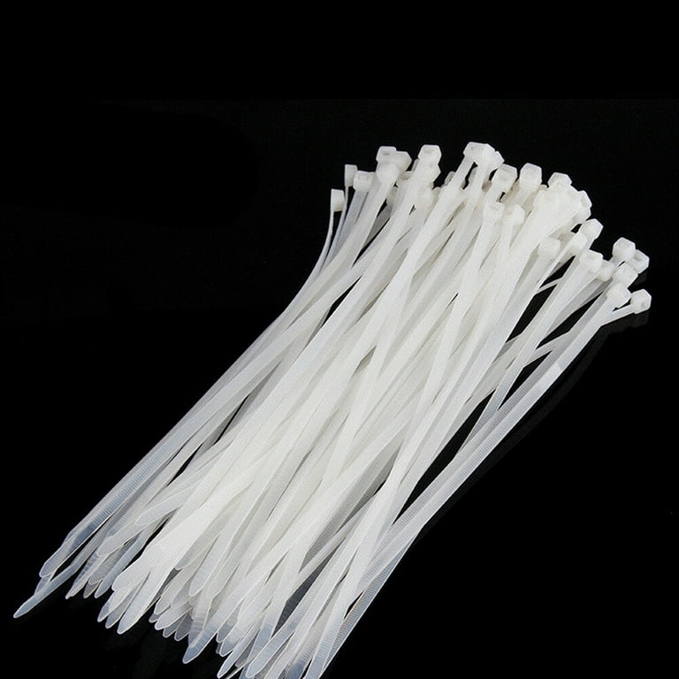 Cable Ties Black/White Nylon Plastic Zip Tie Wraps Small Fastener 3,4,5,8,9  mm