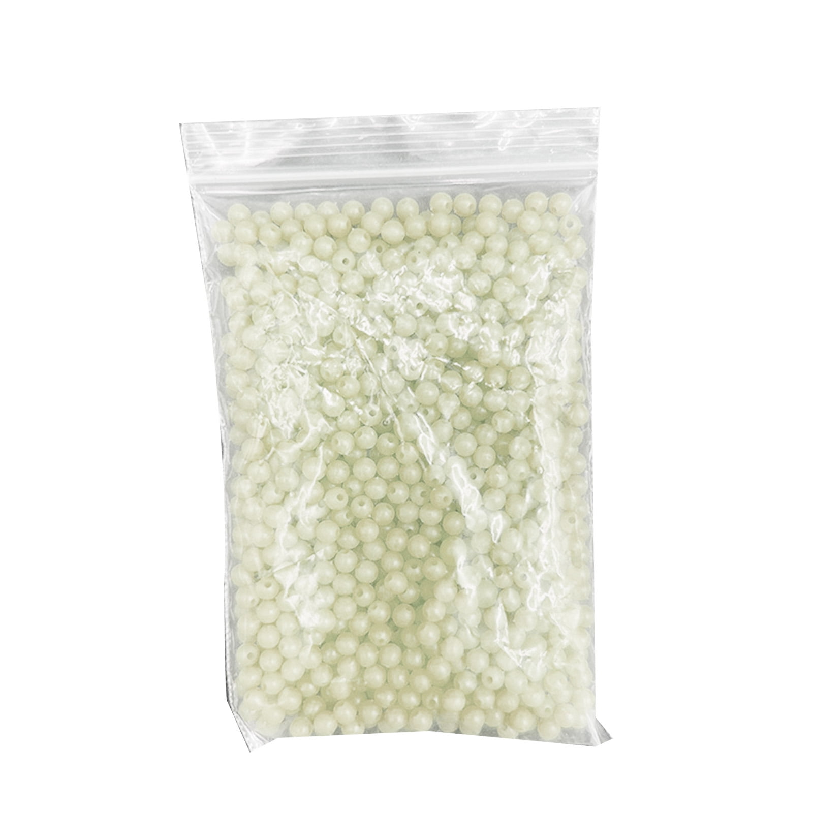 1000Pieces Fishing Glowing Round Beads for Saltwater Freshwater Night Fishing Glowing Beads Glow Floating Assortment