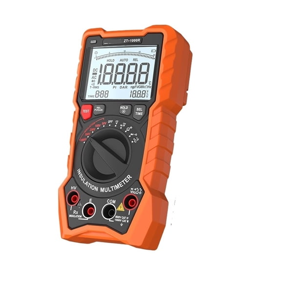 1000R Digital Insulation Resistance Tester, 1000V Megohmmeter & Multimeter 2-in-1