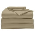 thumbnail image 1 of 1000TC Split King Size 5-Piece Sheet Set Giza Cotton - Premium 1000-Thread-Count 100% Egyptian Cotton, Fit Upto 24 inches Extra Deep Pockets Mattress - Taupe, 1 of 7