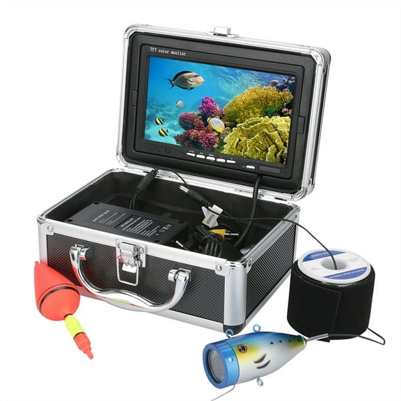 1000TVL Underwater Fishing Video Camera Kit 12 PCS LED Lights Depth Fish Finder For Fishing ,Fishing Observation Device