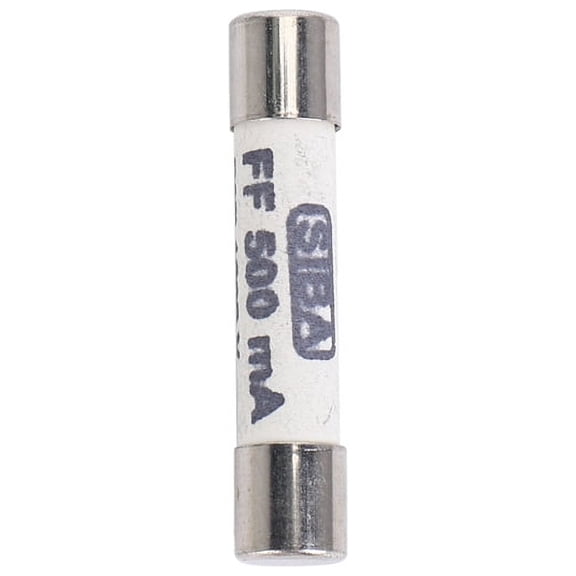 1000V 500mA 6.3 x 32mm White Ceramic Fuse for Multimeter