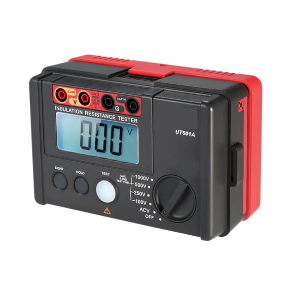 1000V Insulation Resistance Meter Ground Tester Megohmmeter Voltmeter Professional Digital Ohmmeter Electrical Megometer ,Easy to Use