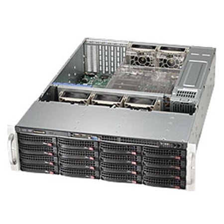 1000W 3U Rackmount Server Chassis - Black