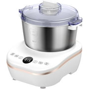YRWTO 5.2QT Stand Mixer with Fermentation,Electric Dough Maker for Bread & Pizza,White