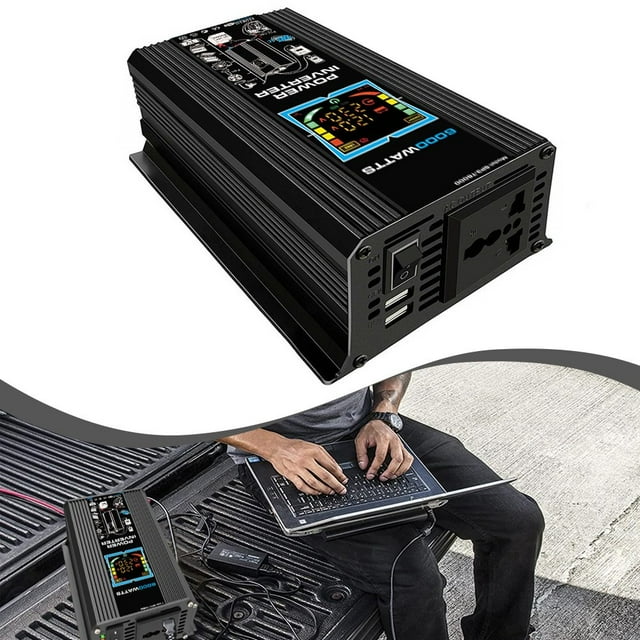 1000W Car Power Inverter Led Display Vehicle Power Inverter Lightweight