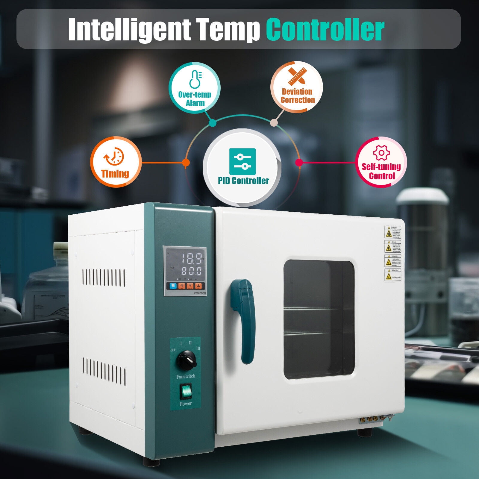 1000W Digital Forced Air Convection Drying Oven Lab Constant Temperature Oven for schools, research institutes