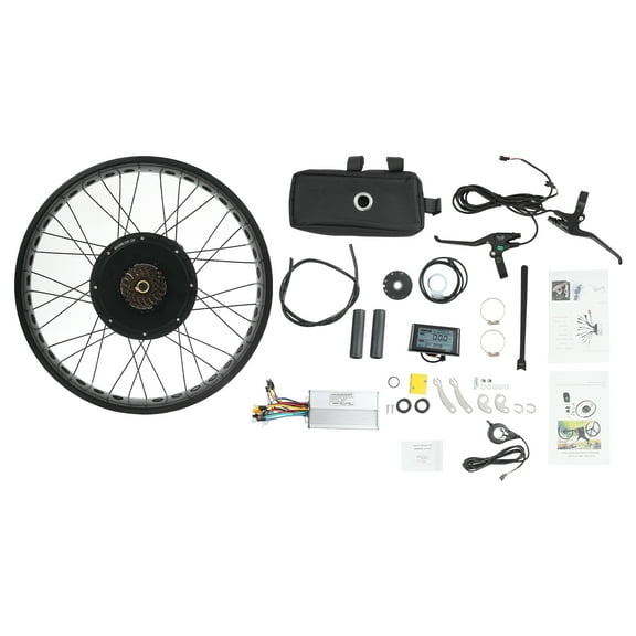 1000W E-Bike Conversion Kit with LCD Display, Back Wheel E-Bike Conversion Kit