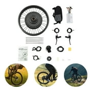 1000W Ebike Conversion Kit for 26" Bicycles, LCD Display, Thumb Throttle, Brushless Motor, and Pedal Assist for High-Speed Riding