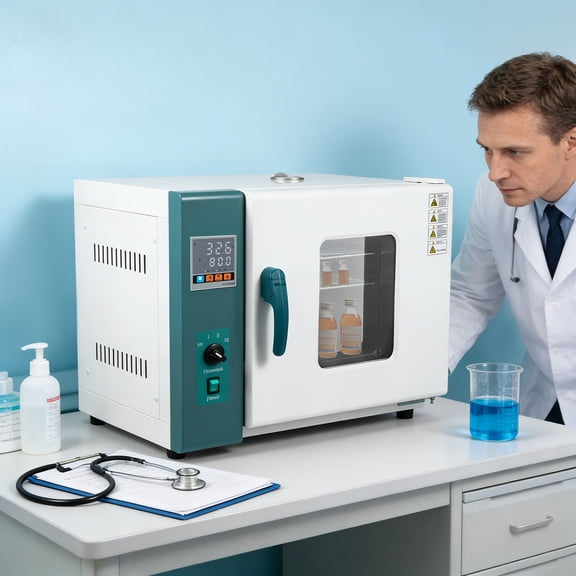 1000W Electric Blast Drying Oven, 110V 2-Tier Industrial Digital Lab Convection Oven Intelligent Temperature Control for Drying, Baking, Wax Melting, Heat Treatment