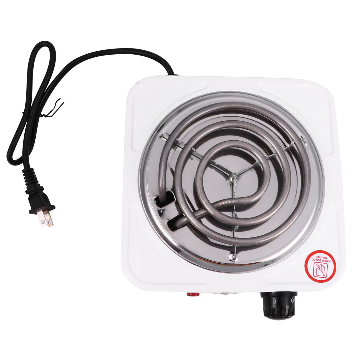 Mgaxyff Stove Cooking Plate,Portable 500W Electric Mini Stove Hot Plate  Multifunction Home Heater (US Plug 110V) 