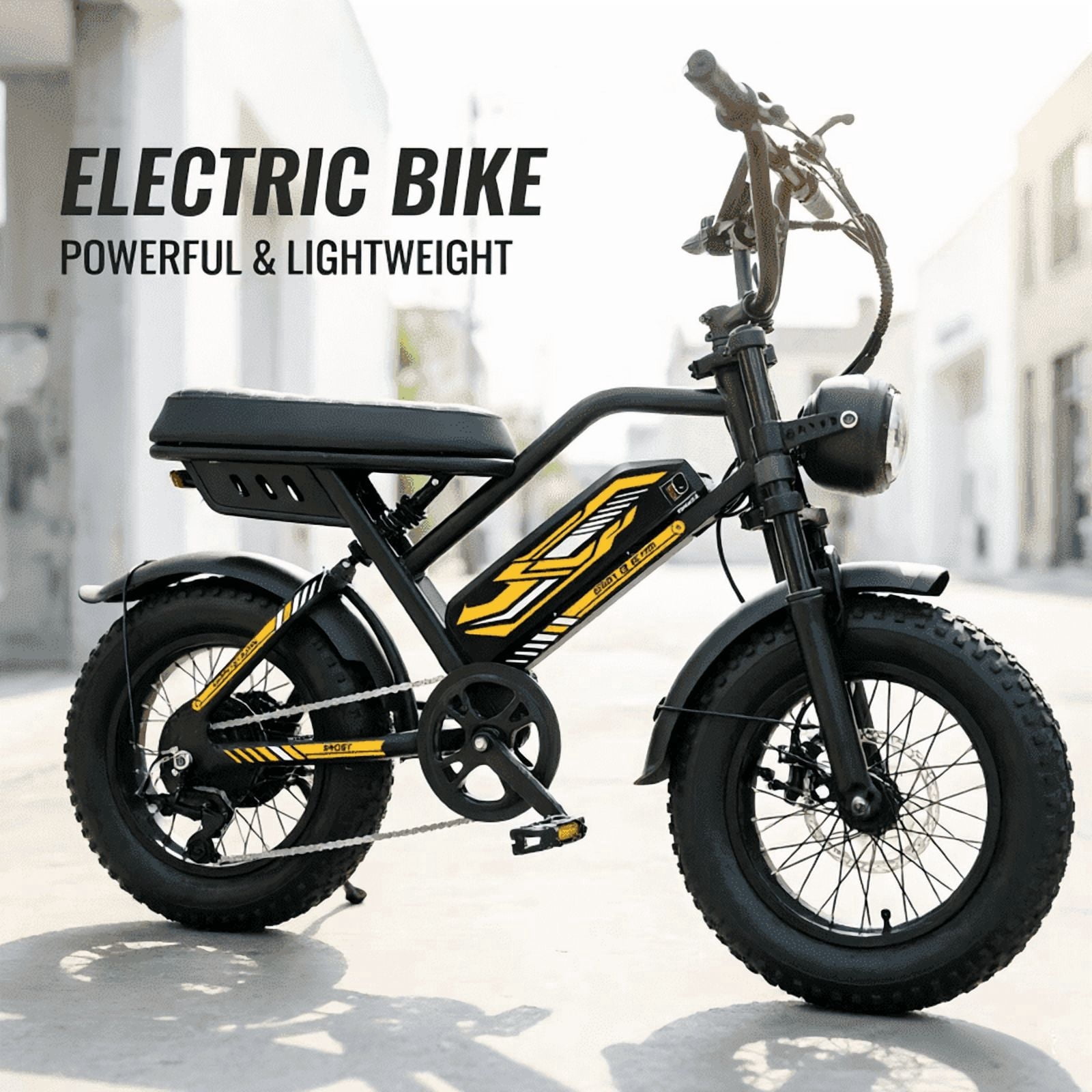 750W Electric Mountain Bike for Teens, UL2849 Certified E-Bike, 20+MPH Speed, 48V 15.6Ah Battery, Dual Brakes & Suspension Fat Tire E-Bike for Riders 4.4FT-5.4FT