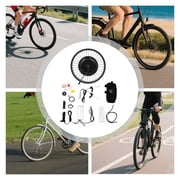 1000W Fat Tire E-Bike Conversion Kit, 48V 20x4 Front Wheel Brushless Hub Motor W/ Controller, Brake Levers & PAS Sensor, 29.8 MPH, 45 N.M Torque, for Snow/Fat Bicycles