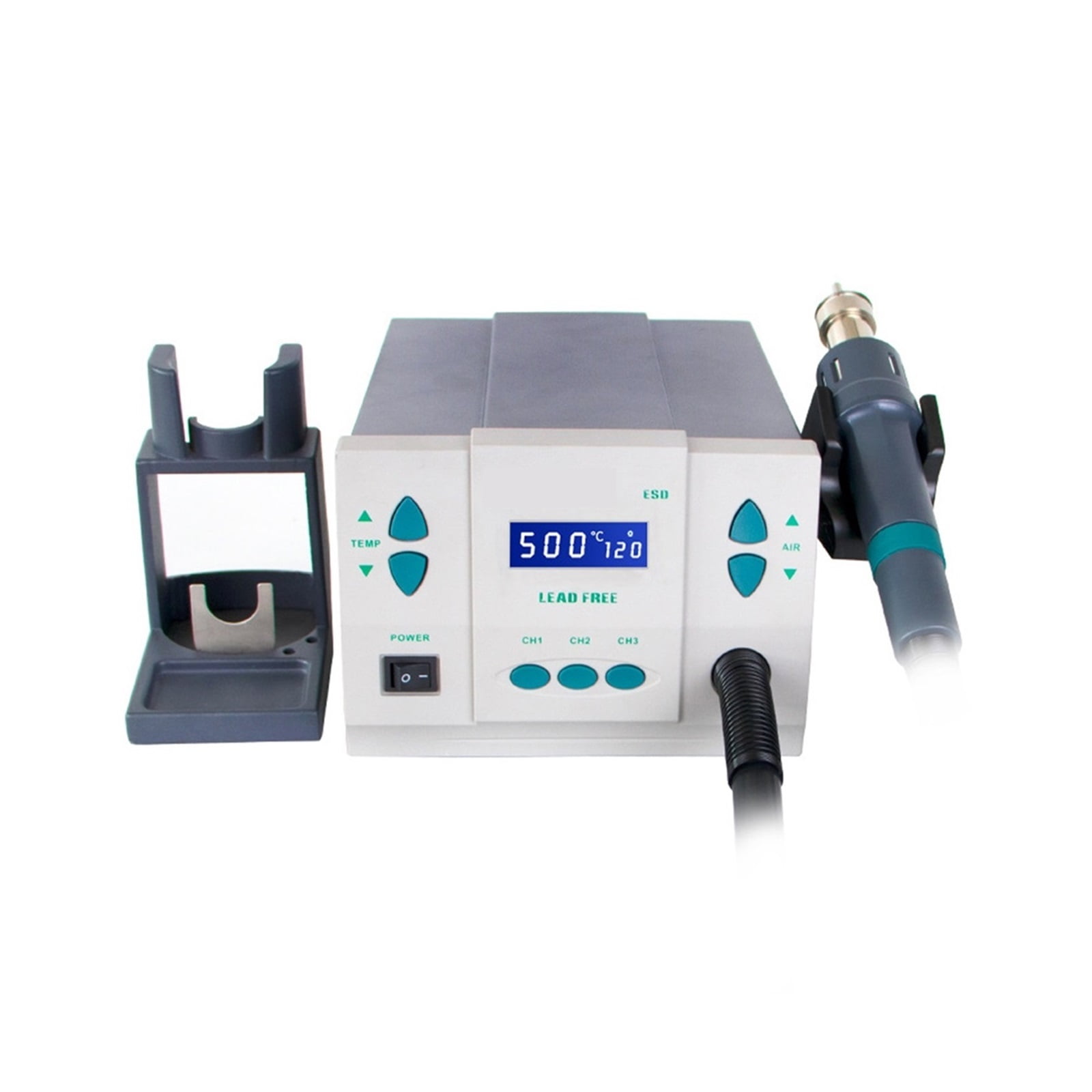 1000W Heat Gun Lead-free Hot Air Welding Station,Hairdryer Soldering Hot Air Rework Station,Heat Gun Welding Table