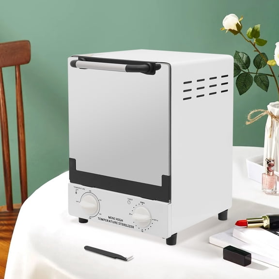 1000W HighTemperature Nail Tool Sterilizer Cabinet 10.9qt Professional Dry Heat Tool Disinfection Box with Adjustable Temp & Timer, 2 Trays Salon, Spa & Home Use