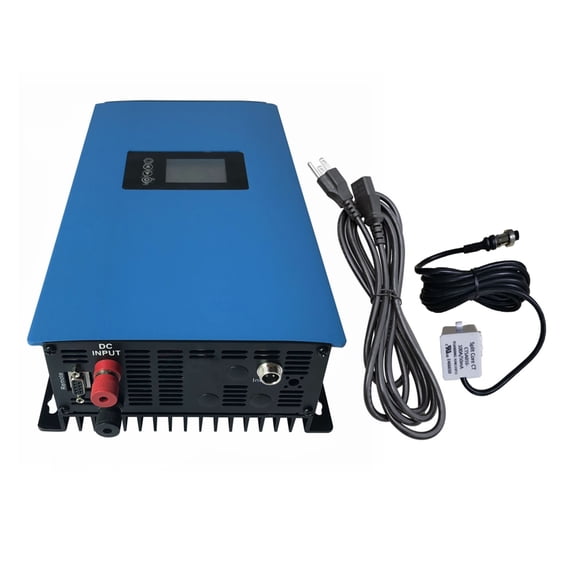 1000W LCD Solar Grid Tie Inverter ,MPPT Pure Sine Wave On Grid Inverter DC22-65V Or 45-90V To 110/ 230 AC Low Battery Cut Off ,Safe to Use - WITH LIMITER_45-90V_95-265V