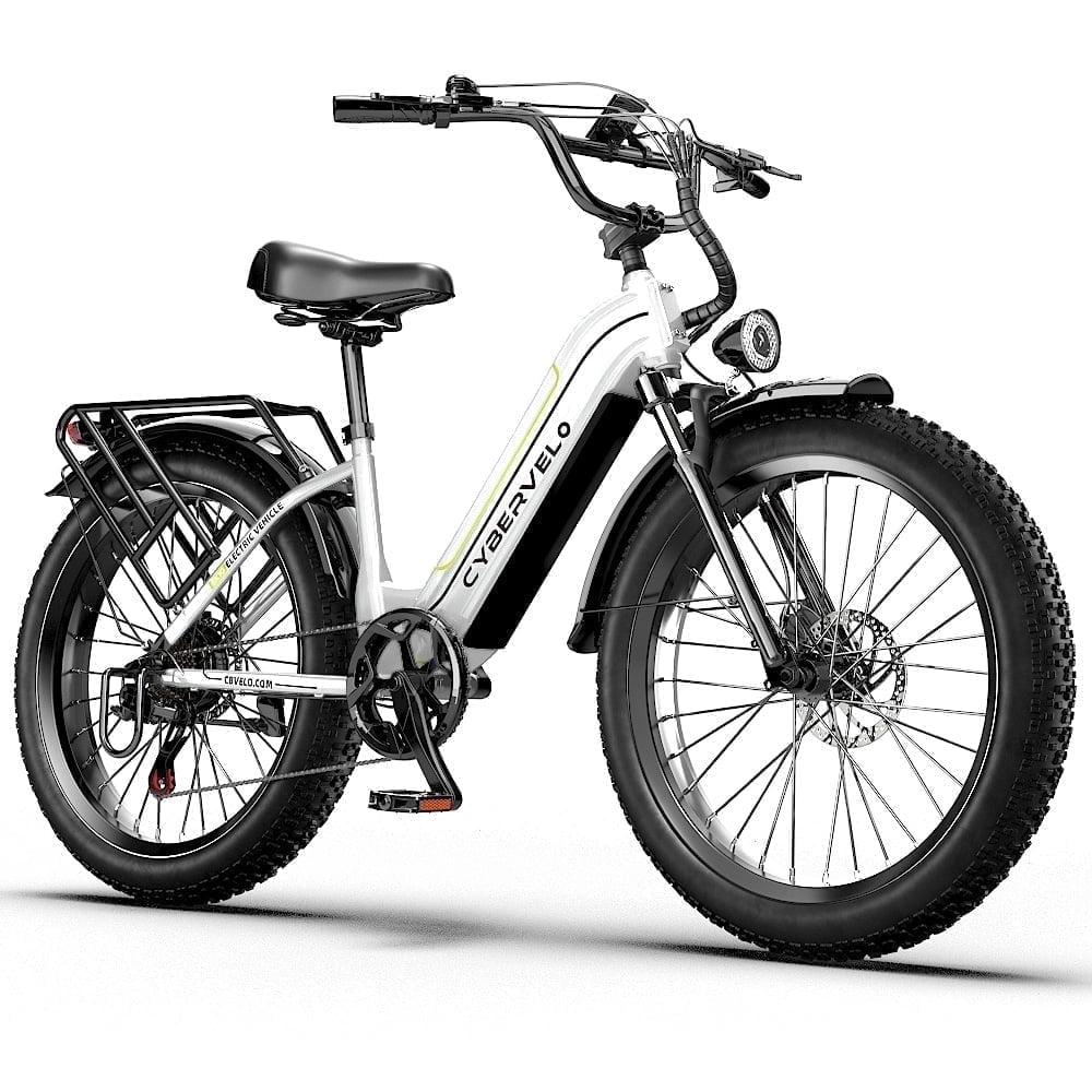 750W Peak Ebike for Adults,Detachable Battery 26" Fat Tire Step-Thru 7-Speed,Adult All Terrain