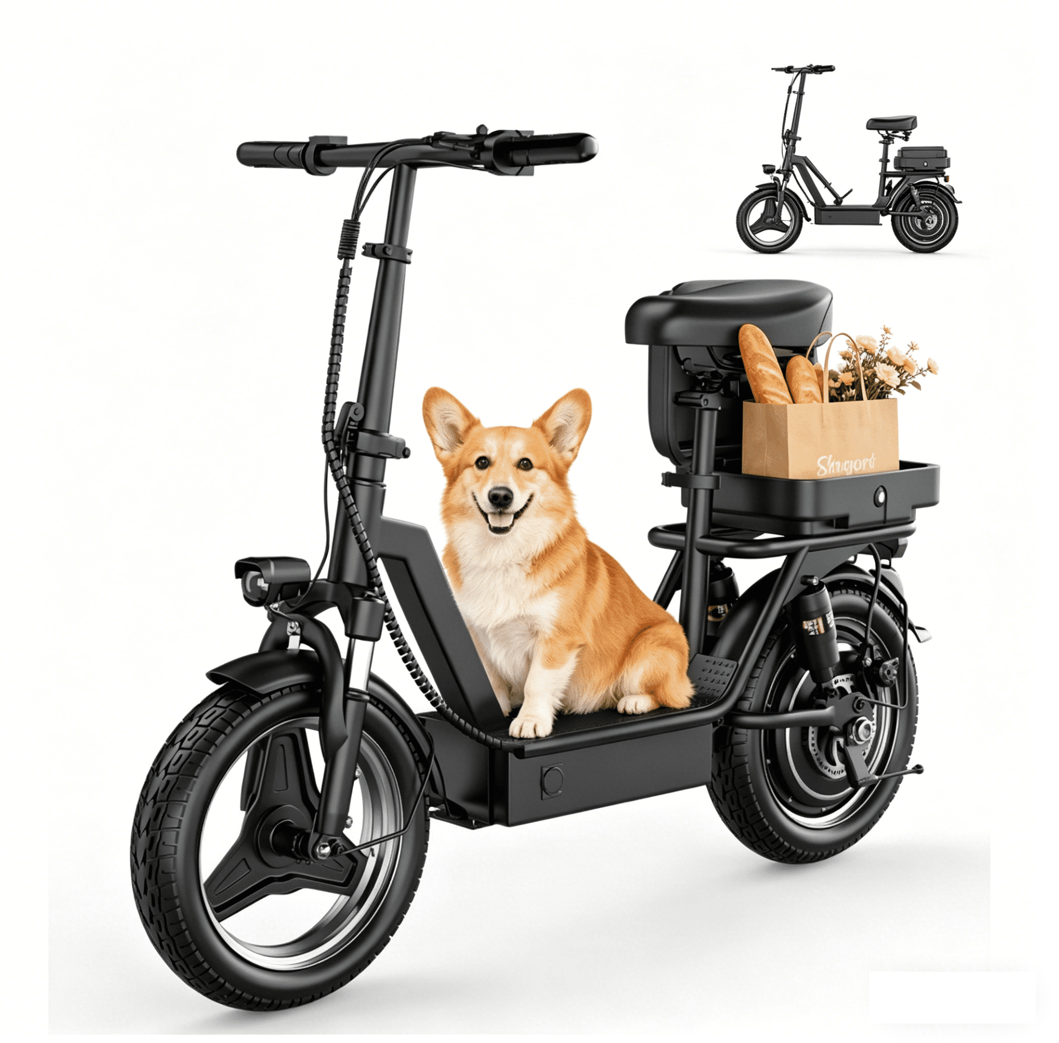 Razor Rambler 16 -Beige, 36V Seated Electric Scooter, up to 15.5