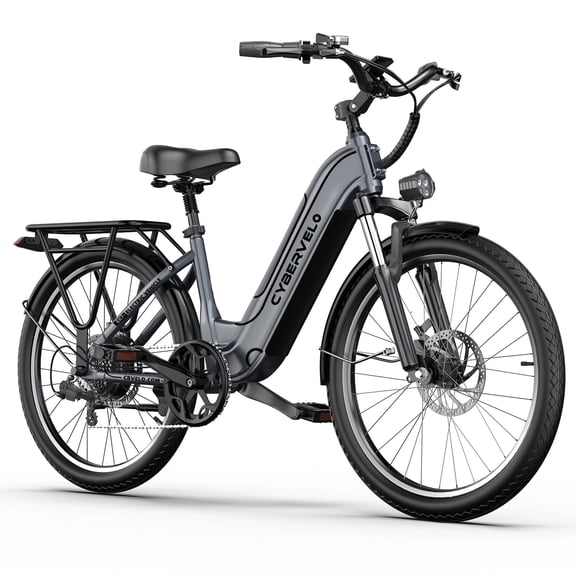 1000W Peak up to 80 Miles 25AH Removable Battery Ebike, 26" 7-Speed,Adults City Commueter
