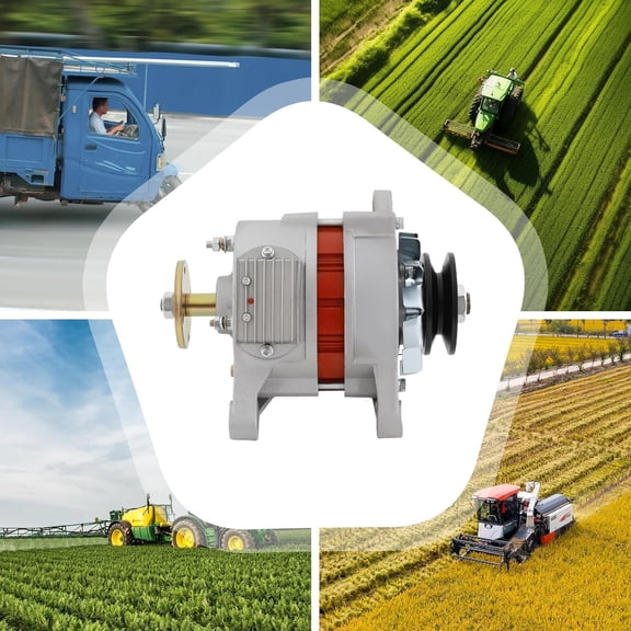 1000W Permanent Magnet Generator 4500rpm 12V Dual-Wheel Magnet Synchronous Alternator Pure Copper Brushless Agricultural DC Generator