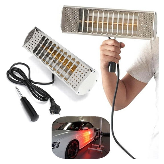 1000W Portable Infrared Dryer Paint Car Paint Curing Lamp Solar Film Filter Car Body Paint Spray Drying Infrared Heating Auto Light Wave ,Safety Protection