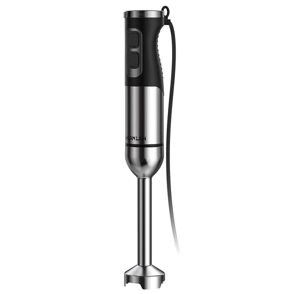 1000W Powerful Immersion Blender Handheld, 2025 New Update Hand Blender with 25-Speed and Heavy-Duty Copper Motor (Silver)