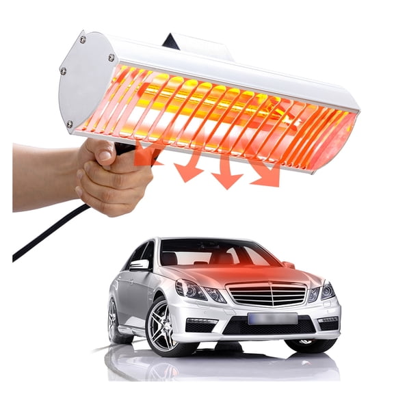 1000W Shortwave Infrared Paint Curing Lamp Body Car Paint Lamp Baking Solar Film Handheld Electric Infrared Heater Lamp ,Safety Protection