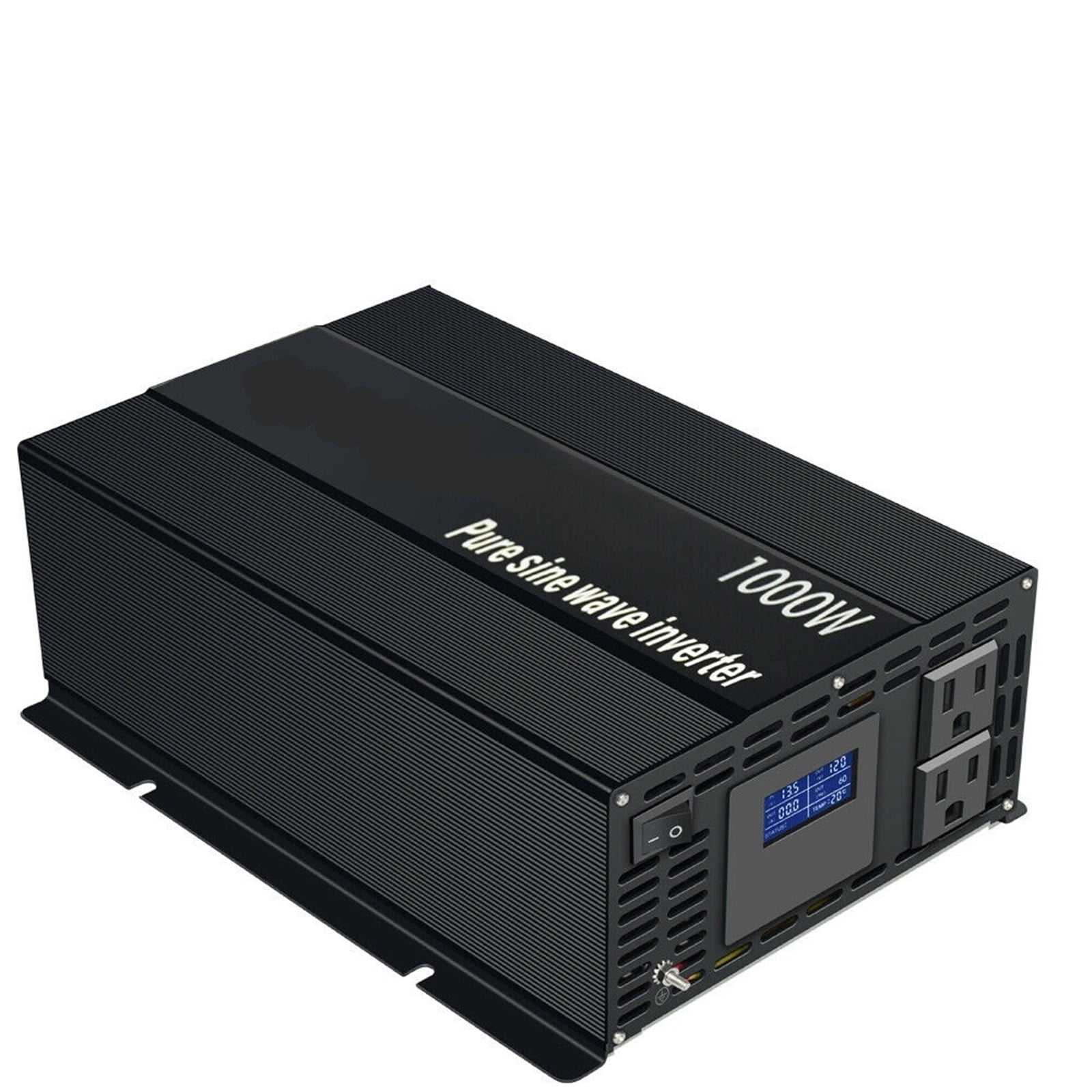 1000W Solar Inverter Pure Sine Wave Inverter 24V to Backup Power Supply Inverter 12V/24 DC to AC Transformer ,High-efficiency Conversion