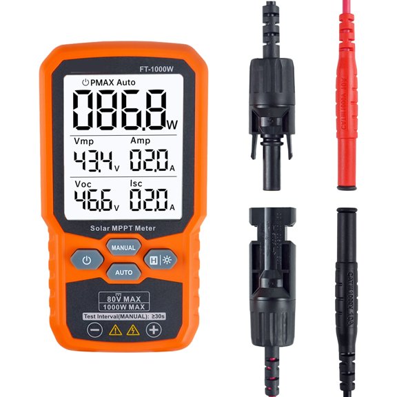 1000W Solar MPPT Meter, Photoic Multimeter,PV e MAX Power Tester ,Solar Testing Tool