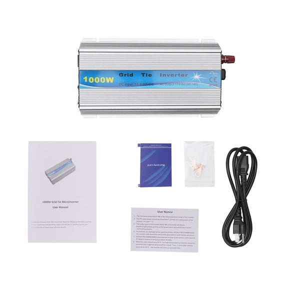 1000W Solar Micro Inverter Grid Tie MPPT Pure Sine Wave DC to AC 110V