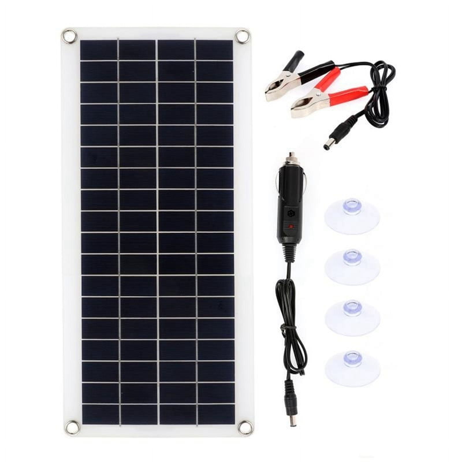 Panneau Solaire Flexible JUJIAN 1000W 12-18V - Chargeur USB Pour RV, Voiture, Batterie