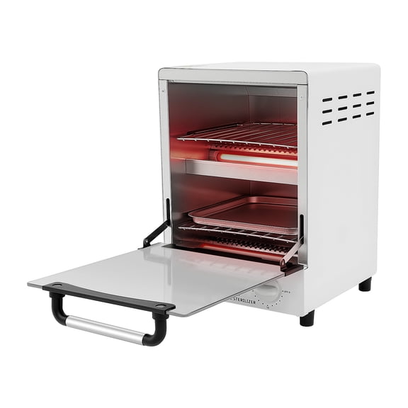 12L Tabletop Sterilizer for Nail Tools Multi-Function Nail Tool Cleaning Sterilizer Cabinet with Temperature Control & Timer for Salons, Labs & Home, 1000W 110V