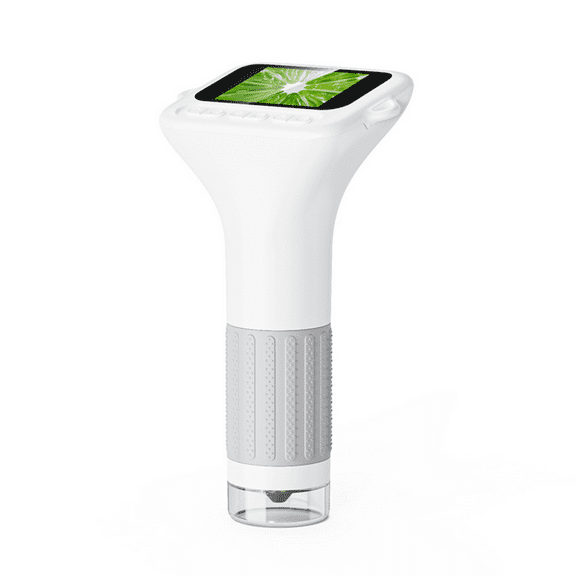 1000X 1080P 2-Inch Screen Digital Handheld Kids Microscope - Mini Portable Pocket Miniscope, Science Toys Gifts for Boys Girls