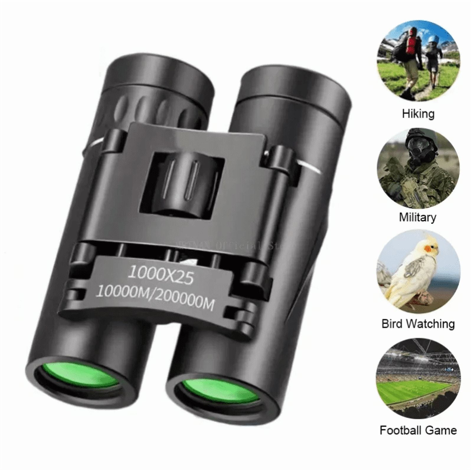 1000X25 Zoom Telescope Professional BAK4 HD Powerful Binoculars Long Range Portable Monocular or Camping Tourism Outdoor