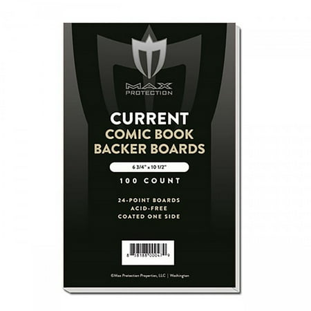 Max Protection Current Comic Boards - Acid-Free, Archival Safe, 1000ct