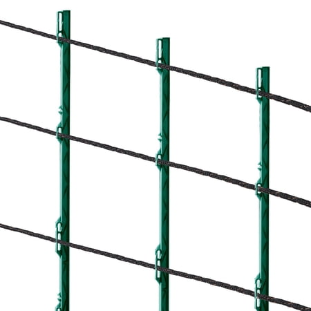 1000ft 305m Electric Fence Polywire Tape - Portable Electric Fencing for Horses, Cattle, Livestock, Deer - Temporary/Perimeter Fencing - Highly Visible, Durable, Easy Installation