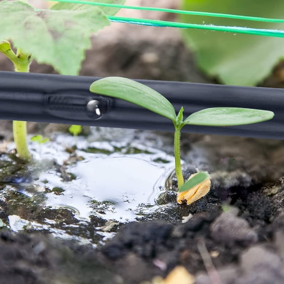 1000ft 5/8 Inch Drip Tape 6" Spacing Roll 8 Mil Irrigation Hose Garden Watering Tube Line Automatic Equipment for Garden Irrigation System Flower  Lawn Hose