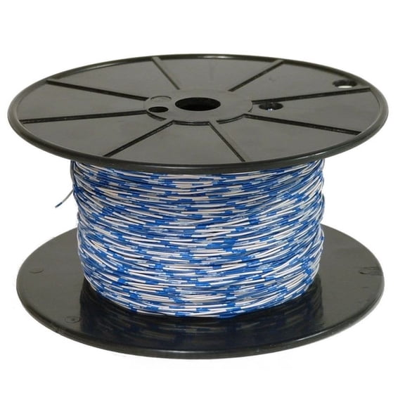 1000ft Cross-Connect Telephone Wire 24/2 AWG, 1 Pair, Blue/White