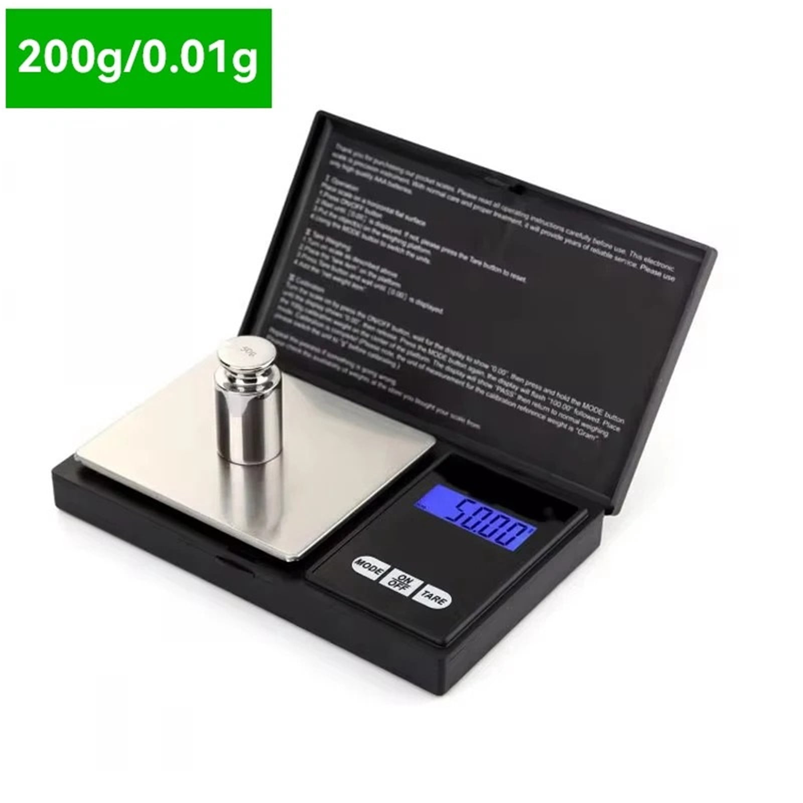 1000g/0.1g,200g/0.01g,500g/0.01g,100g/0.01g Electronic Scales Gram Weight Balance Scales ,Easy to Operate