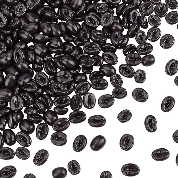 1000g Artificial Coffee Beans 2856Pcs Fake Coffee Beans Decorations Bulk Simulation Fake Coffees Bean Mini PVC Artificial Coffees Bean