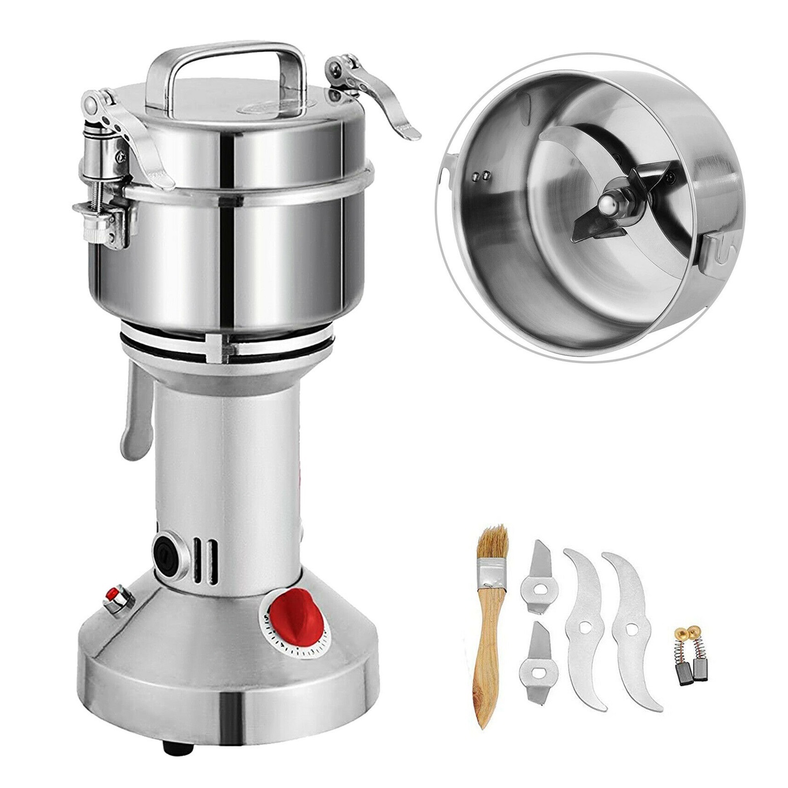 1000g Electric Cereal Grain Mill 2800W 25000r/Min Linseed Grinder