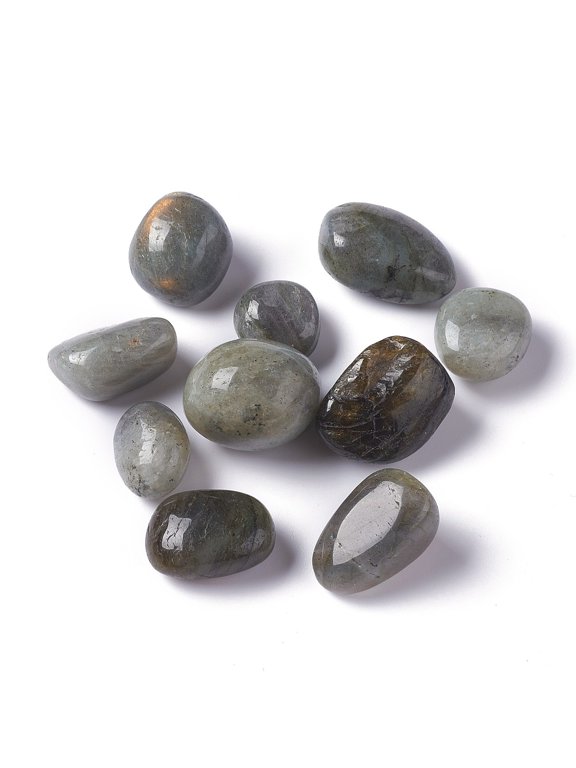 1000g Natural Labradorite Beads Tumbled Stone Healing Stones for 7 Chakras Balancing Crystal Therapy Meditation Reiki Vase Filler Gems No Hole/Undrilled Nuggets 16~27x13~23x9.5~20mm 134pcs/1000g