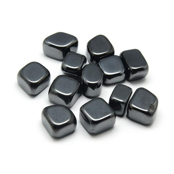 1000gs Hematite Beads Tumbled Stone No Hole/Undrilled Nuggets Black 15~25x10~20x10~15mm about 60pcs/1000g