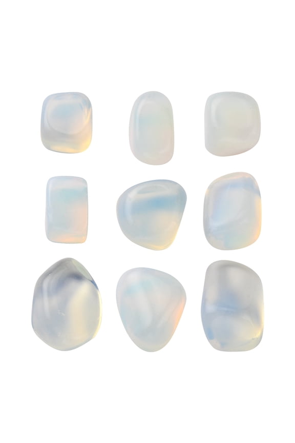 1000gs Opalite Beads Tumbled Stone Vase Filler Gems Nuggets No Hole 15~30x12~22x10~18mm