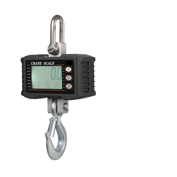 1000kg(2200lbs) Digital Industrial Heavy Duty Hanging Crane Scale W/ Remote Control,Accurate Sensor&LCD Display for Farm,Factory ,Reliability