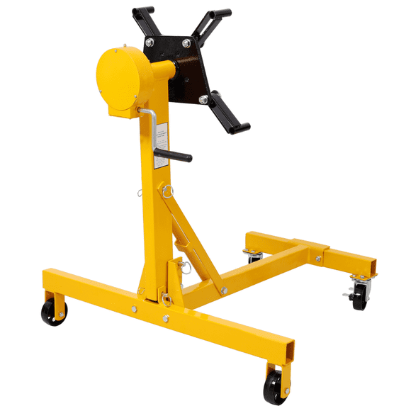 1000lbs Folding Engine Stand - Geared Rotating Head 360° Adjustable ...